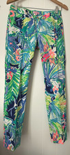Lilly Pulitzer Kelly Skinny Ankle Pant MULTI PURRFECT PRINT Textured 2 LN