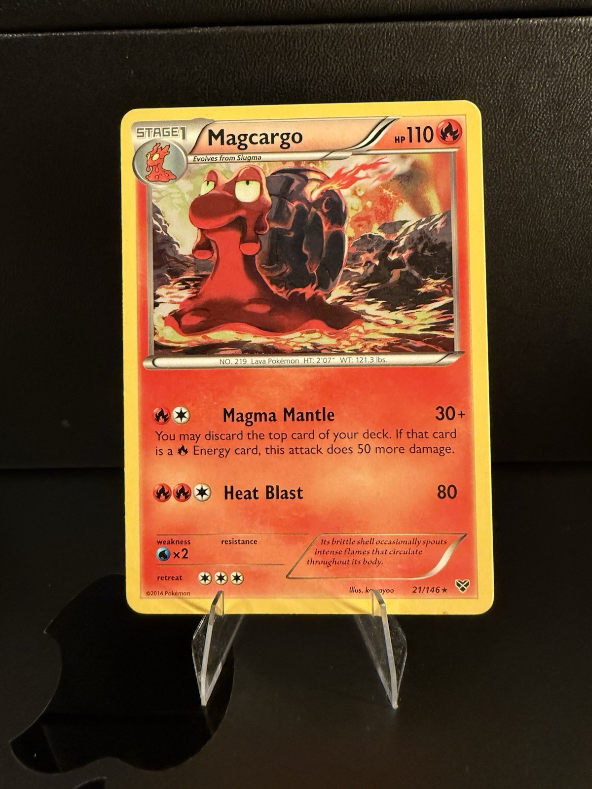 Magcargo 21/146 XY Base Set Pokémon TCG MP