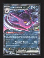 Pokemon SV10: Destined Rivals #122/182 Holo Team Rocket's Crobat ex