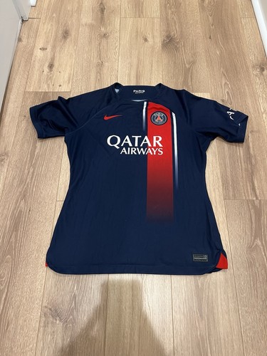 Paris Saint Germain Soccer Jersey Mens Medium Nike Dri Fit 2023/24 Home Futbol