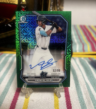 Topps 2025 Bowman Chrome Andrew Salas RC Auto Green Refractor /99 BMA-AS
