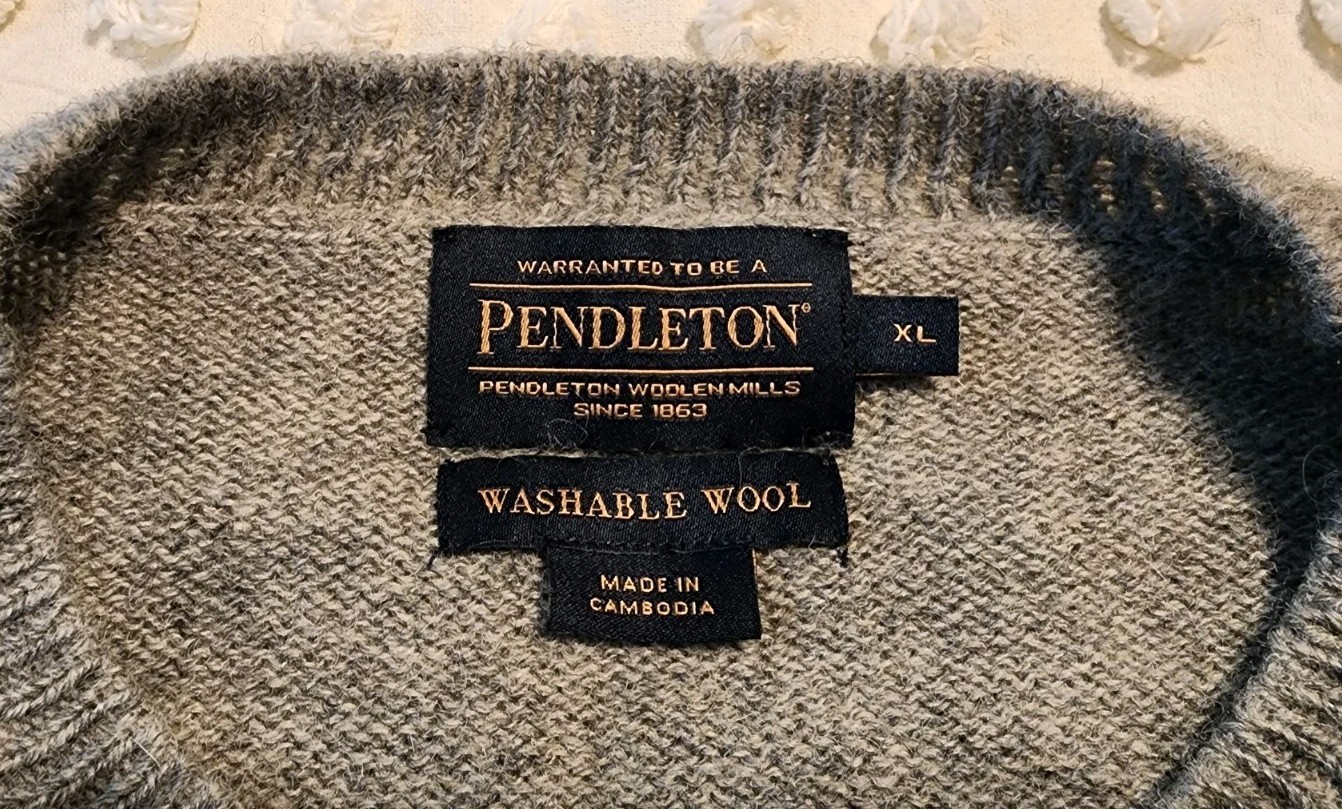Pendleton Shetland 100% Wool Pullover Sweater Men… - image 2