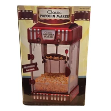 Maxi-Matic EPM-275M Metallic Red Finish 2.5oz Kettle Classic Popcorn Maker