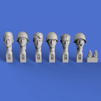 MW22 ROYAL MODEL 864 ITALIAN HEADS WWII (NO.2) HEADS KÖPFE 1:35