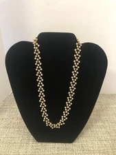 JBK Jackie Kennedy Gold Tone And Rhinestone Choker Necklace