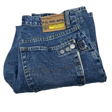 Vintage PEPE Baggy Jeans Mens Blue Y2K Wide Leg Streetwear London 30x31