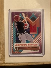 Dylan Crews 2025 Panini Donruss Jersey Kings RC Rookie Patch Purple 38/49 #JK-DC