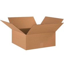 25-Pack Shipping Boxes 18"L x 18"W x 8"H, Medium Corrugated Cardboard Moving, Ma