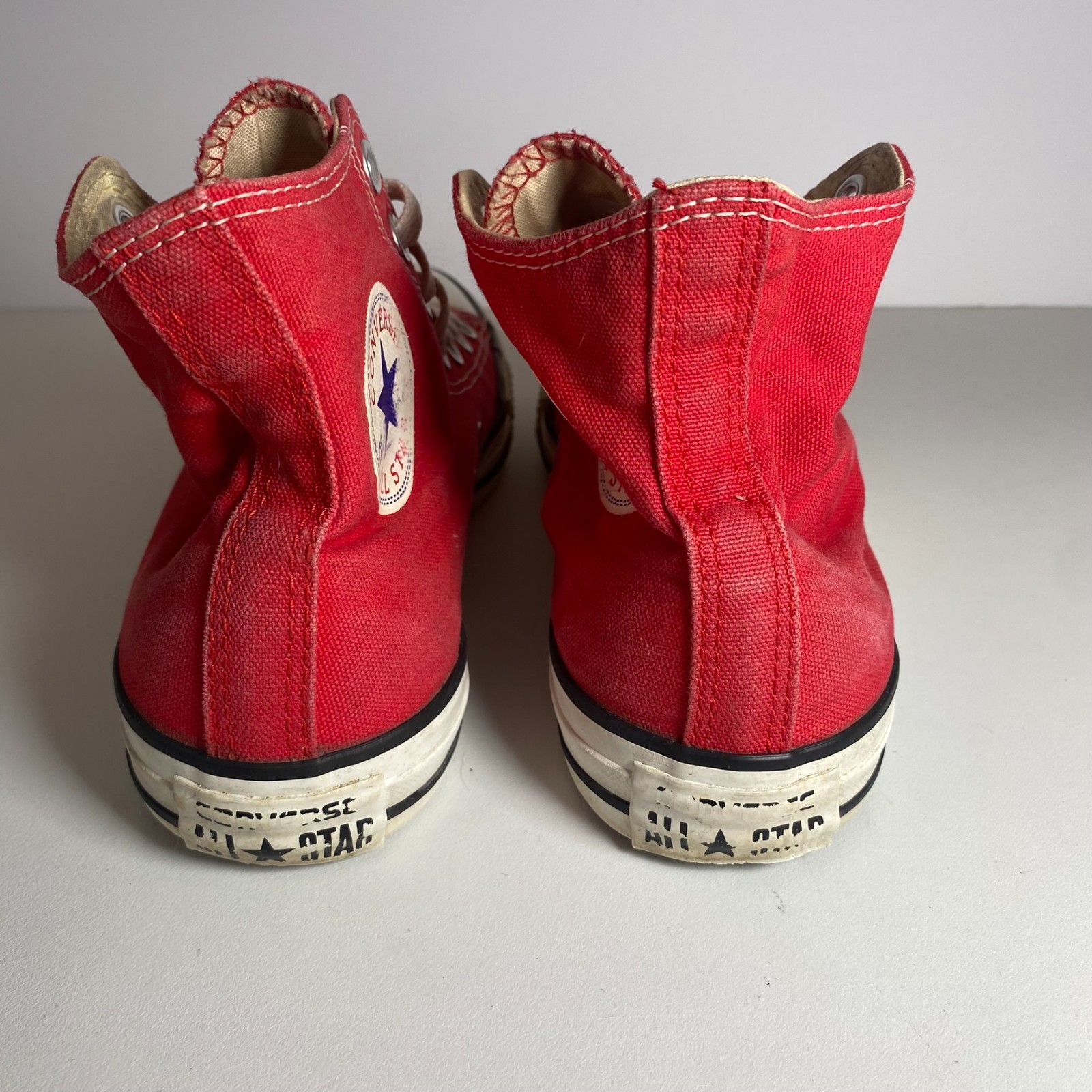 Converse Chuck Taylor All Star Shoes Mens Size 7 Red High Top Canvas M9621 thumbnail 10