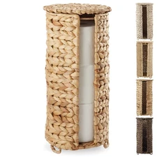 Toilet Paper Roll Holder Stand, Free Standing Bathroom Tissue Storage Basket