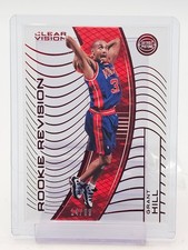 GRANT HILL 2015-16 CLEAR VISION RED /99 ROOKIE REVISION #122 PISTONS Q5537