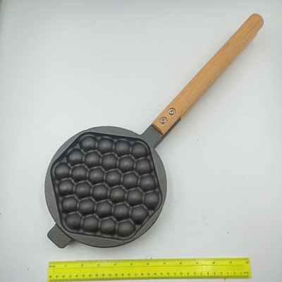 Bubble Waffeleisen Pfanne Flip Easy Clean Antihaft Form Gusseisen Schwerlast NEU