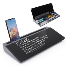 Desktop Dry Erase Board Keyboard Stand with Drawer, Desk Organizer