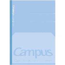 Campus Kimochii Notebook 1 Pack Semi B5 Composition Book Blue Dot 7mm Ruled 30