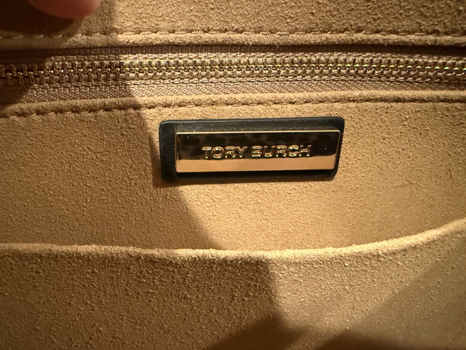 Tory Burch Authentic T Monogram Embossed Tote Bag… - image 4