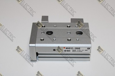 SMC, MXS12-30AS, Linear Pneumatic Air Cylinder Bearing Slide Linear Guided