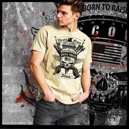 Military Special Forces Paratrooper T 