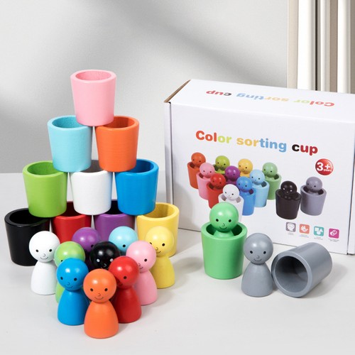 Wooden Educational Toys For Learning Color Sorting And Counting Toys For Kids - Picture 8 of 12