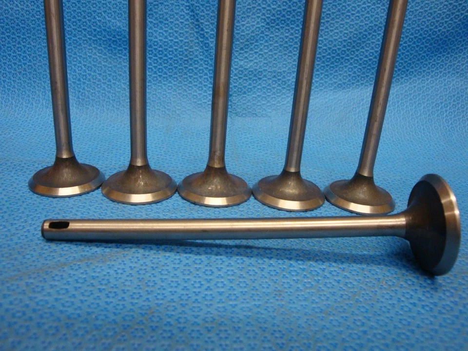 1935 1936 Pontiac 208 Exhaust Valve Set 6 Valves GM 497091 NOS Silver Streak - Image 4 of 4