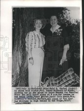 1958 Press Photo Mrs James Caldwell's Sister Mary E Fenton Weds Bobby Locke