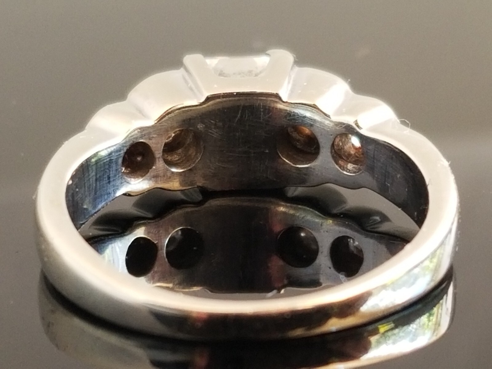 Quality Crafted Princess Solitaire Round Accent D… - image 5