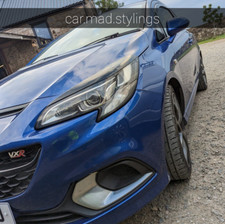 C.M.S Design Black Plastic Eyebrows/ Eyelids to fit CORSA E VXR/SRI VX LINE/GSI