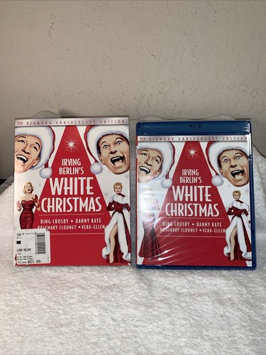WHITE CHRISTMAS Diamond Anniversary Holiday Movie Blu-Ray + DVD + Bonus Sealed