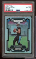 Bryce Young Rookie Card 2023 Prizm Silver #311 PSA 8