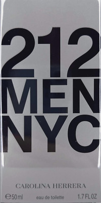 CAROLINA HERRERA 212 MEN EAU DE TOILETTE SPRAY 1.7 Oz / 50 ml BRAND NEW ITEM!!!
