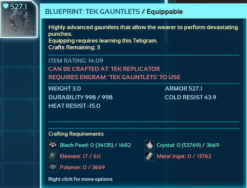 ARK ASA PVE Tek Suit BP Blueprints Boots Chestpiece Guantlets Helmet leggings - Picture 118 of 252