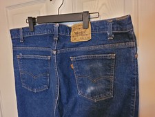 Vintage Levis 517 Jeans Mens Orange Tab Boot Cut Denim Fit 40x28 tag42x30 USA