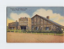 Postcard Crystal Cave Spring Valley Wisconsin USA