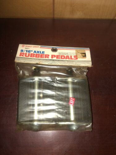 Royce Union Rubber Pedals  9/16" Axle NOS - Picture 1 of 6