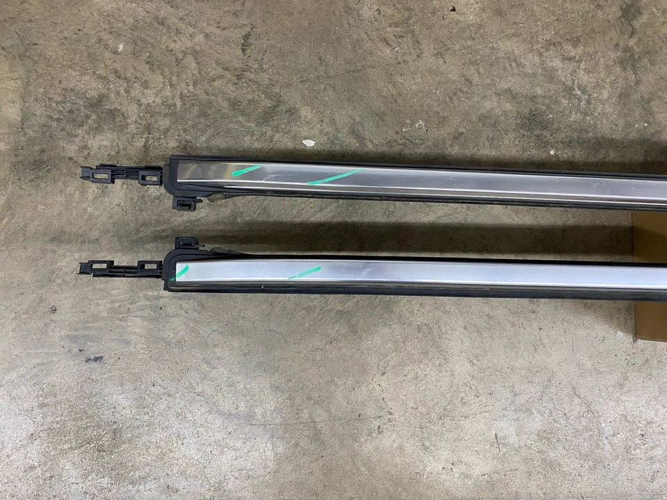 Lincoln Aviator 2020-2023 portaequipajes portaequipajes portaequipajes par de molduras (2) OEM Foto 4 de 4