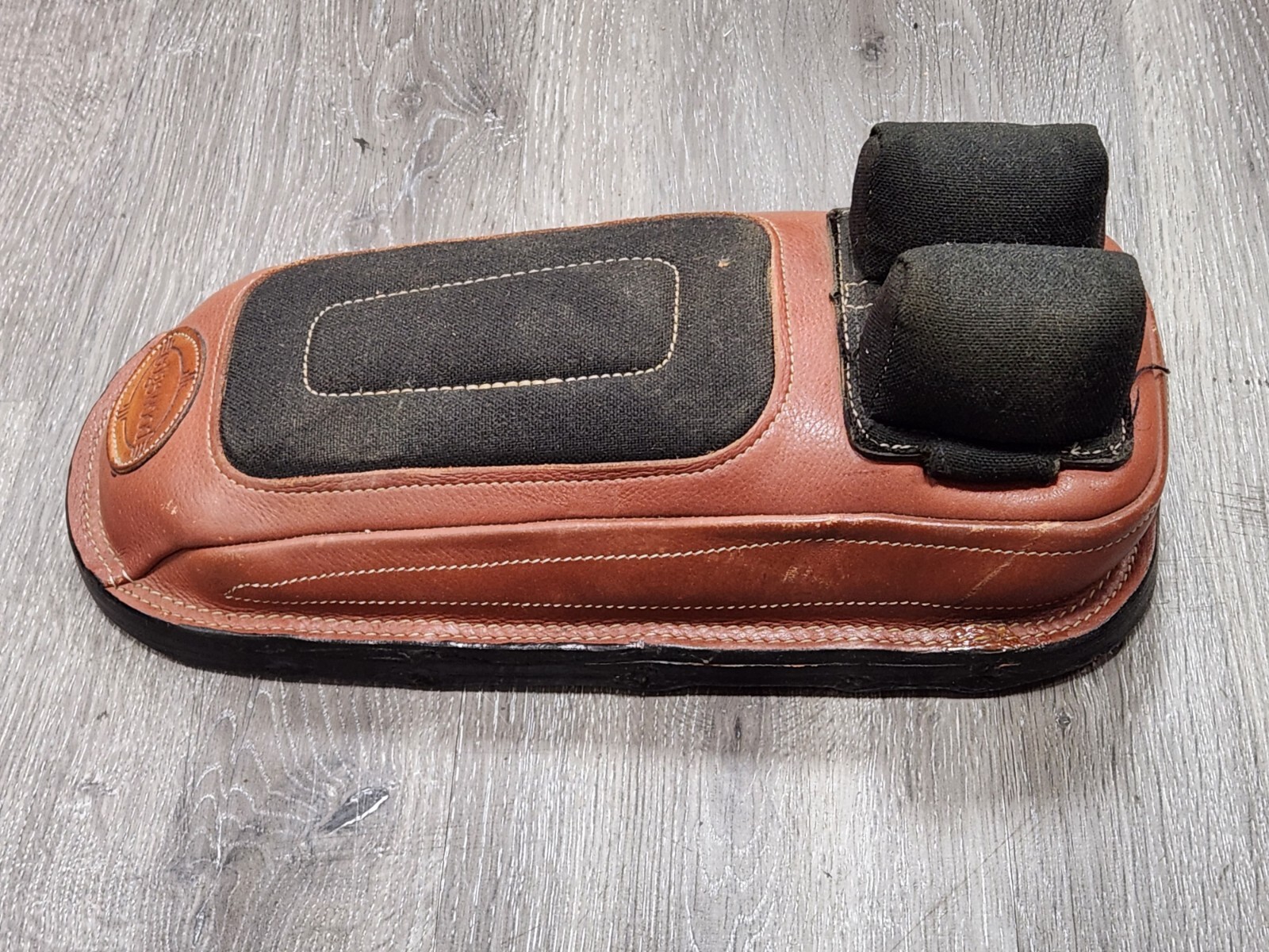 Edgewood Leather rifle rest bag eBay