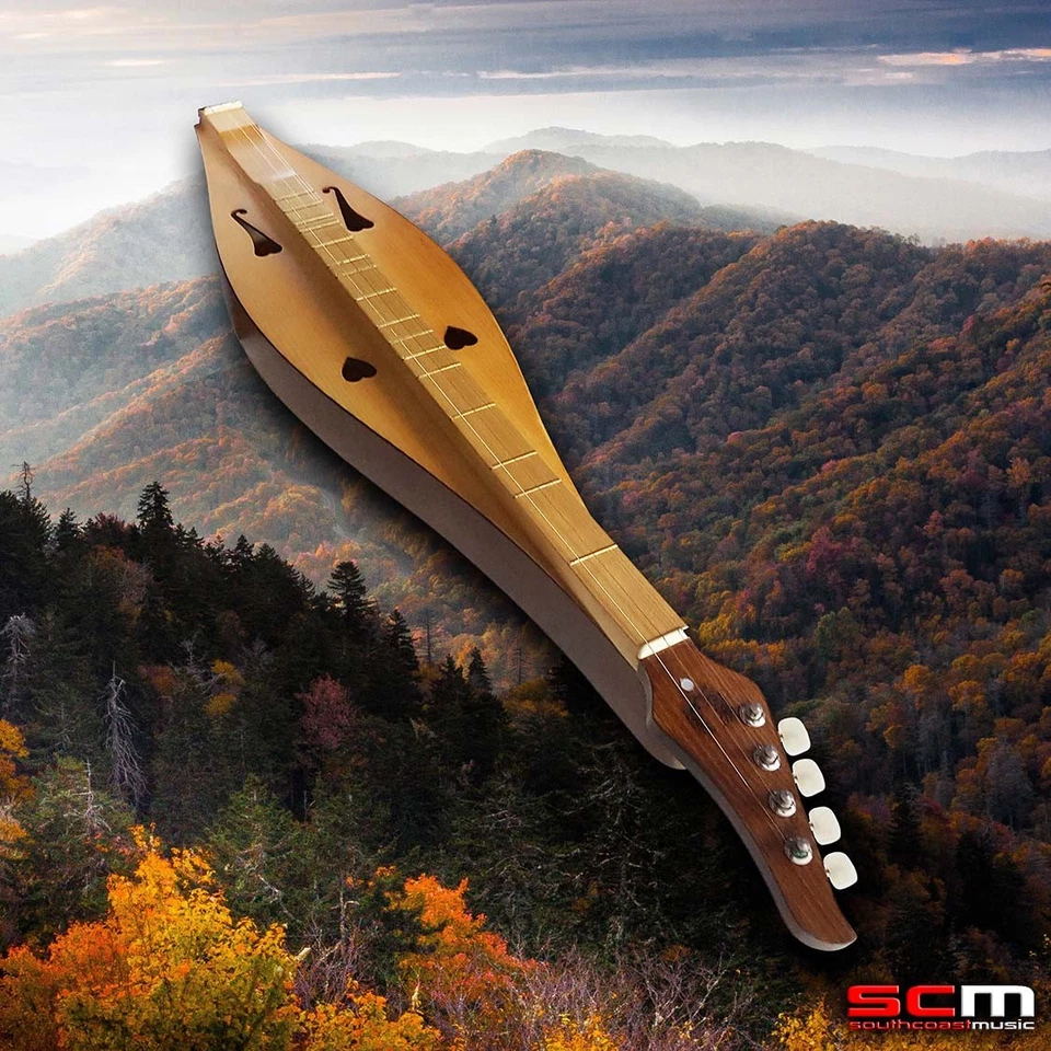 Appalachian Mountain Dulcimer inc Gig Bag & Noter Handmade in Romania Applecreek - Image 3 of 4