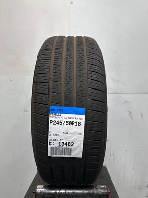 1 Used Pirelli Cinturato P7 A/S Run Flat P245/50R18 2455018 245/50/18 100V 7/32
