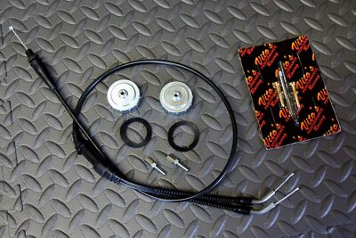 Vito's TORS REMOVAL ELIMINATOR KIT Banshee throttle cable caps idle screws