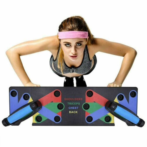 9 in 1 Push Up Rack Board System Fitness Training Training Heim Fitnessstudio Übungsständer - Bild 4 von 24