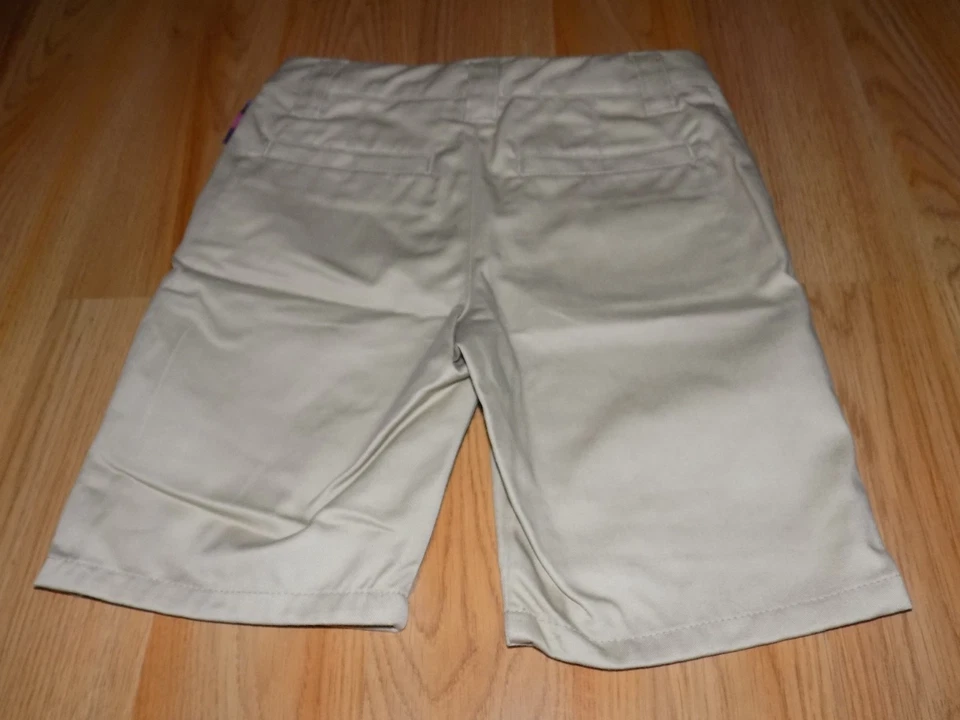 Talla 6X Cherokee Uniforme Escolar Pantalones Cortos Caqui Tostado Beige Cintura Ajustable Nuevo Foto 2 de 4