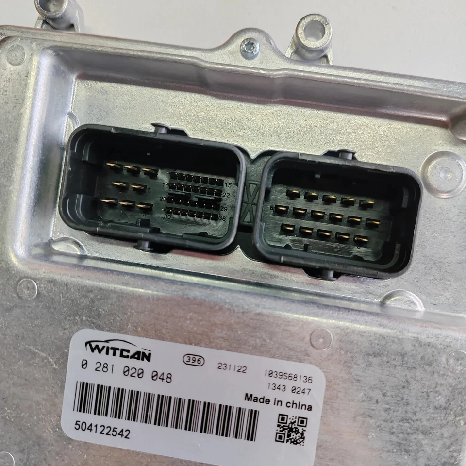 NOVO para Iveco 504122542 Bosh EDC7 0281020048 FPT ECM ECU FABRICANTE DE EQUIPAMENTO ORIGINAL - Imagem 2 de 4