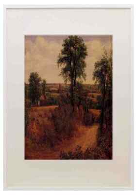 Fen Bridge Lane A3 A4 gerahmter Druck Bild