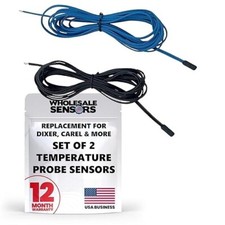 Set of 2 Replacement Temperature Probe Sensor...