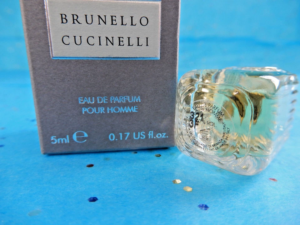 Brunello Cucinelli POUR HOMME Eau de Parfum Mini Travel .17 oz / 5 ml (hombre) Foto 3 de 4