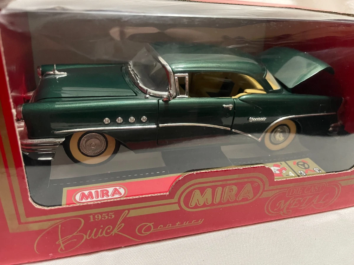 Mira 1955 Buick Century 1:18 scale diecast model Boxed Rare Green
