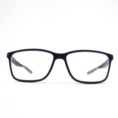 Nike Eyeglasses Frames 7118 413 Matte Navy Blue Square Full Rim 57-14-140