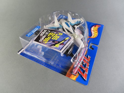 Avión motorizado Hot Wheels Jetz Blade Raider 2000 banda de goma y varilla de lanzamiento nuevo en paquete - Imagen 5 de 6
