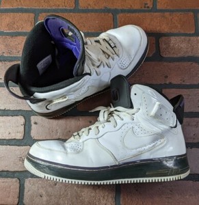 2008 Nike Air Jordan Air Force 1 Fusion 6 White/ Purple/Black Men's SZ 12  ⭐EUC⭐ | eBay