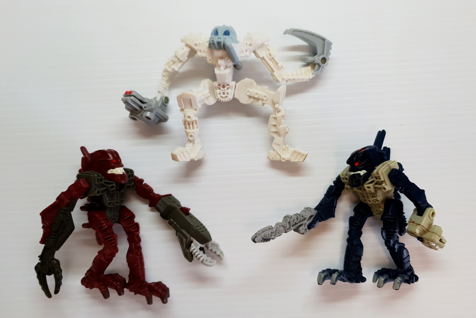 Lego Bionicles Mixed Lot of 3 Figures McDonalds Happy Meal Toys (2005