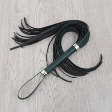 Newest Pu Leather Flogger Mild Tails Thuddy Impact Whip Sexy Thick Whip